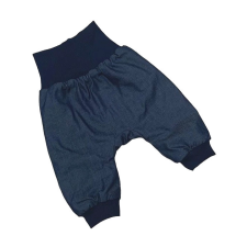 Wikids Átmeneti Farmer Hatású Pocaknadrág - Sötét Kék/Rózsaszín Béléssel 56 babanadrág