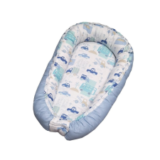 Wikids babafészek kókuszbetéttel - Kék / Kék autós babafészek