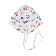 Wikids Babasapka 40-es - Fehér / Közlekedés babasapka, sál