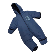 Wikids Baby overál+sál Süni hímzéssel - Sötétkék 68/74 babakabát, overál, bundazsák