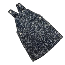 Wikids Farmer Hatású Kantáros Nadrág - Kék Virágos 62/68 - Kiárusítás babanadrág