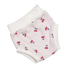 Wikids pamut pelus nadrág - Cseresznyés - 68 babanadrág