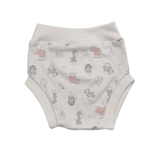 Wikids pamut pelus nadrág - Rózsaszín-szürke szafaris - 74 babanadrág