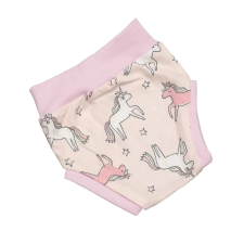Wikids pamut pelus nadrág - Rózsaszín Unikornis - 68 babanadrág