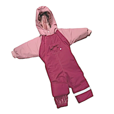Wikids Téli Gyerek Overál Sállal - Rózsaszín/Púder Rózsaszínnel 110/116 babakabát, overál, bundazsák