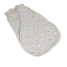 Wikids Ujjatlan Vékony pamut hálózsák - Világos Kék Elefántos 68/74 hálózsák, pizsama