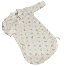 Wikids Vékony Pamut Ujjas Hálózsák - Fehér/Bézs/Kék Nyuszi 68/74 hálózsák, pizsama