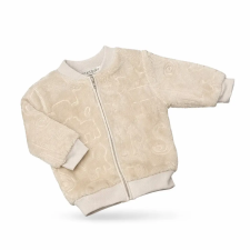 Wikids Wellsoft Cipzáros kocsikabát Zoo - bézs - 56 babakabát, overál, bundazsák