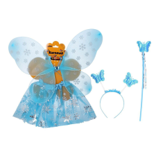 Wiky Farsangi szett kék tündér 52 cm jelmez