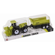 Wiky Kombájn Farm 24cm utánfutóval autópálya és játékautó