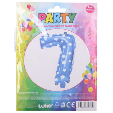 Wiky Lufi csillagokkal kék színben szám:7 party kellék