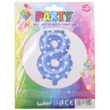 Wiky Lufi csillagokkal kék színben szám:8 party kellék