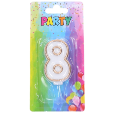 Wiky Tortagyertya Arany szám.8 party kellék