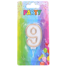 Wiky Tortagyertya Arany szám.9 party kellék