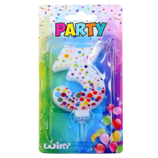 Wiky Tortagyertya pöttyös szám : 3 party kellék