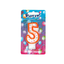 Wiky Tortagyertya Pöttyös szám : 5 party kellék