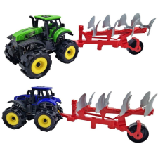Wiky Traktor s pluhom na zotrvačník 25cm autópálya és játékautó