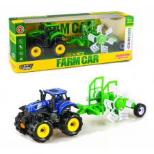 Wiky Traktor s prívesom na zotrvačník 25cm autópálya és játékautó
