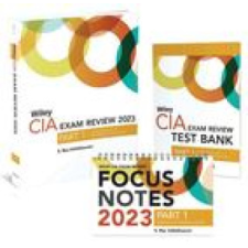  Wiley CIA 2023 Part 1: Exam Review + Test Bank + Focus Notes, Essentials of Internal Auditing Set idegen nyelvű könyv