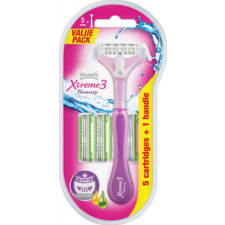 Wilkinson Xtreme3 Beauty Hybrid női borotva készülék+5db betét eldobható borotva