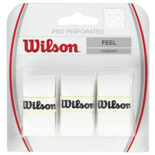 Wilson Pro perforált fedőgrip fehér 3db/csomag tenisz felszerelés