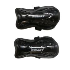 WINART Sípcsontvédő – S méret, 17 cm, fekete, WINART Shin Guard futball felszerelés