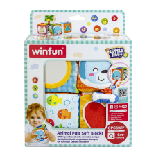 Winfun 4 DB EGYMÁSRA RAKHATÓ SZÖVETKOCKA KÉSZLET készségfejlesztő