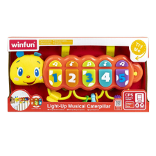 Winfun Caterpillar Hangokkal és Fényekkel elektronikus játék
