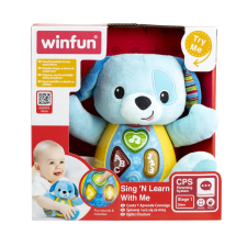 Winfun ÉNEKELJ ÉS TANULJ AZ ÁFONYÁS KISKUTYÁVAL plüssfigura