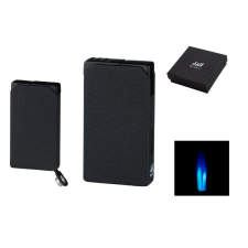 WinJet 2-es szúrólángos szivargyújtó beépített szivarfúróval - matt fekete színű öngyújtó