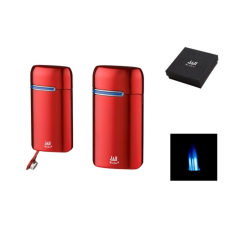 WinJet 3-as szúrólángos szivargyújtó kihajtható szivarfúróval - piros öngyújtó