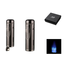 WinJet 5-ös szúrólángos szivargyújtó kihajtható szivarfúróval - sötétszürke öngyújtó