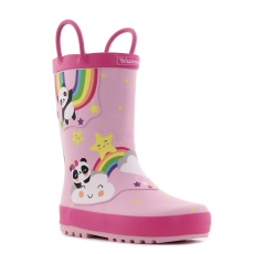  Wink - Aqqo - Happy Rainbow rózsaszín gyerek gumicsizma Méret:35