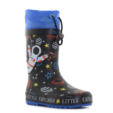  Wink - Aqqo - Little Explorer fekete baba gumicsizma Méret:26 gyerek csizma, bakancs