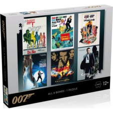 Winning Moves Puzzle James Bond 007 Színész debütálás 1000 darab puzzle, kirakós