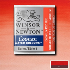 Winsor&Newton Cotman 1/2 szilkés akvarellfesték - 095, cadmium red hue akvarell