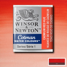 Winsor&Newton Cotman 1/2 szilkés akvarellfesték - 095, cadmium red hue akvarell