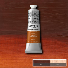 Winsor&Newton Griffin alkyd olajfesték, 37 ml - 074, burnt sienna hobbifesték