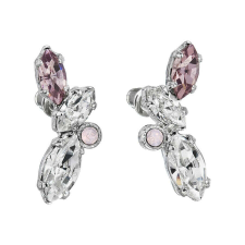 Winter Chill - Kézzel készített Swarovski kristályos fülbevaló - Rose - rózsaszín fülbevaló