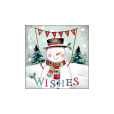 Winter Wishes papírszalvéta 33x33cm, 20db-os konyhai eszköz