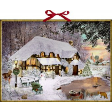 Winterliches Cottage, Adventskalender – Barbara Behr naptár, kalendárium