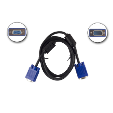 WIRETEK 1,8m-es VGA monitor hosszabbító kábel apa/anya, PV11E kábel és adapter