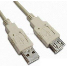 WIRETEK Kábel USB Hosszabbító A-A, 1,8m, Male/FeMale (WUCBE) kábel és adapter