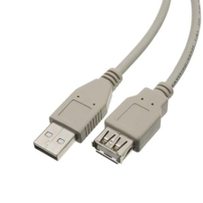 WIRETEK kábel USB Hosszabbító A-A, 5m, Male/Female (WUCBE-5) kábel és adapter