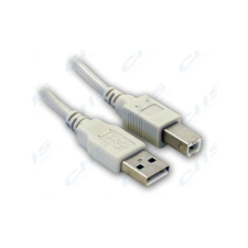 WIRETEK kábel usb összekötő a-b, 1.8m, male/male wu4ae kábel és adapter