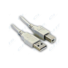WIRETEK kábel USB Összekötő A-B, 5m, Male/Male kábel és adapter