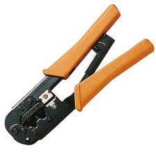 WIRETEK Krimpelő fogó 6P+8P (LK-4018D) (LK-4018D) fogó