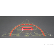Wissner Táblai szögmérős háromszögvonalzó, 45°, 60 cm, mágneses vonalzó