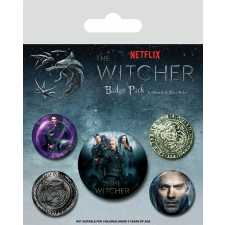 Witcher kitűzőszett kulcstartó