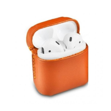 WIWU Lux Airpods Case tok - Barna (LUX AIRPODS CASE LEA) fülhallgató, fejhallgató tok